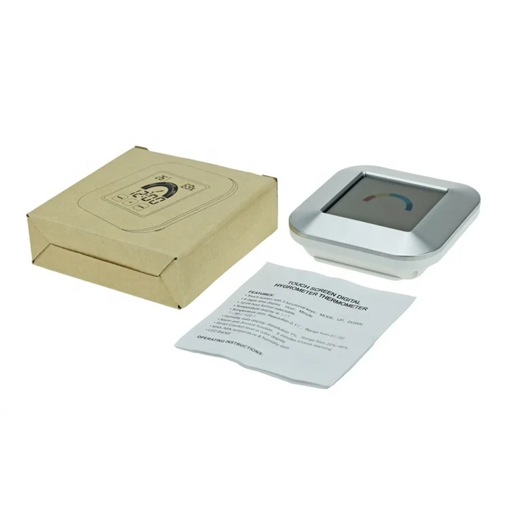 KH-TH024 Color Touch Screen Comfort Level Display Indoor Digital Clock Thermometer and Hygrometer