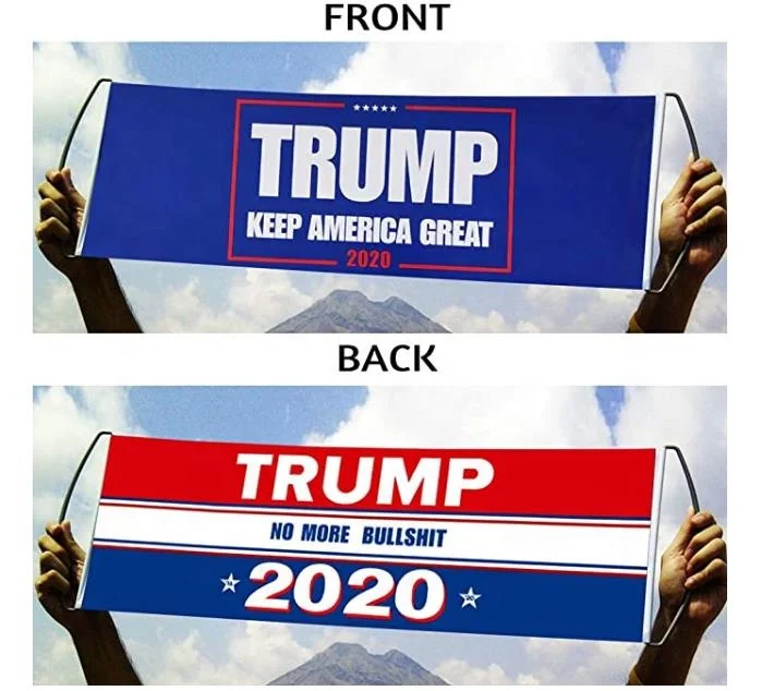 
Factory Retractable Keep America Trump 2020 Flag Hand Roll UP Scroll Banner 