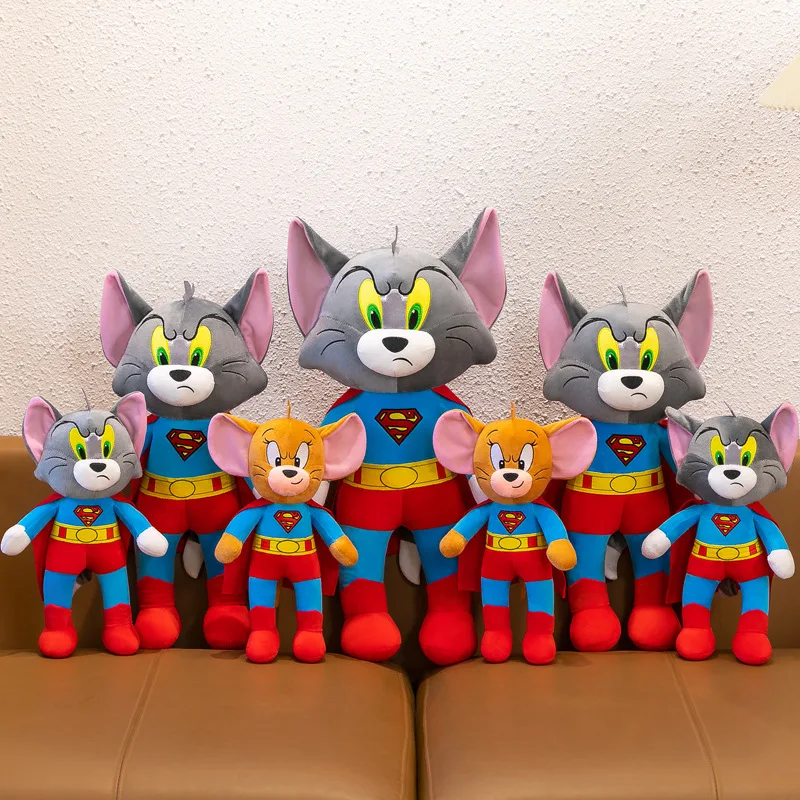 New Plush Toy Superman Plush Mouse & Cat Doll Cute Stuffed Toy for Unisex for Birthday Wholesale