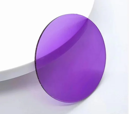 Photochromic Sunglasses Lens 1.56 Photo Pink/Blue/Purple/Yellow Single Vision Optical Lens Resin Multicolor Lens