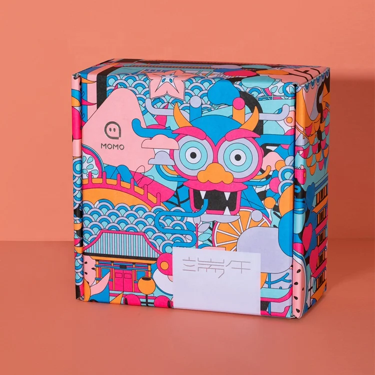 Custom logo printing color environmental protection aircraft box corrugated folding storage small boxes for packiging