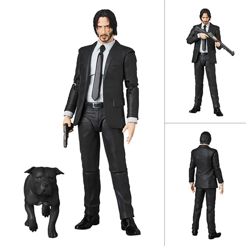 Linda toy  New Hot sale in stock John Wick: Chapter 2 PVC Action Figure Collection Toy MAF 085 action figure gift toys collect