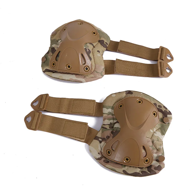 Outdoor Rock Climbing Skiing Game CS Color Knee Elbow Protective Pads