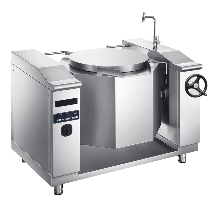 300l  boiling pan industrial kettle 150 liters cooking meat induction soup kettle
