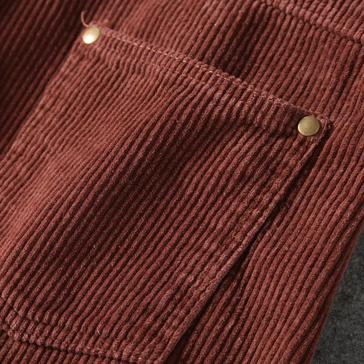 Latest Spring Autumn Women Clothing Trousers Corduroy Casual Loose Wide Leg Fashion Pants