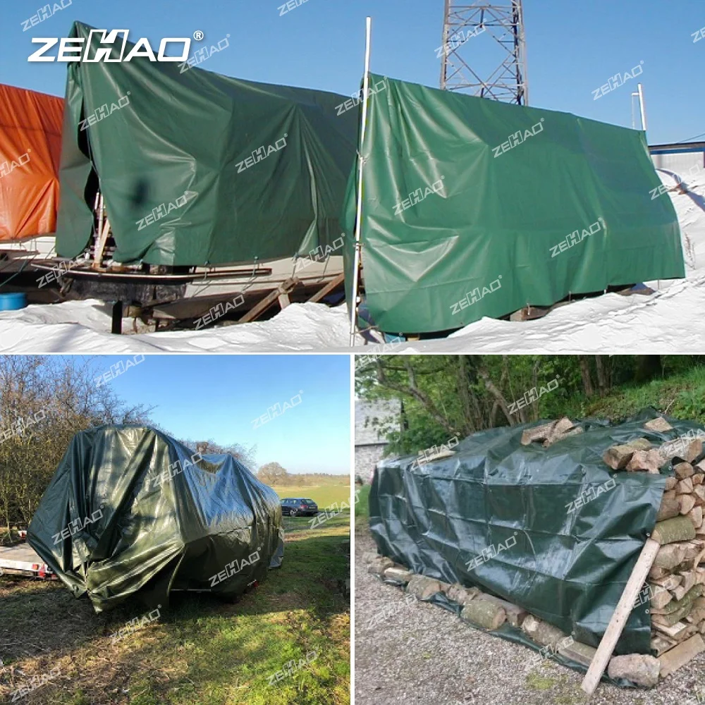 Tarpaulin Car Cover Tarpaulin Garage Lorry Sheet Green PE Tarp
