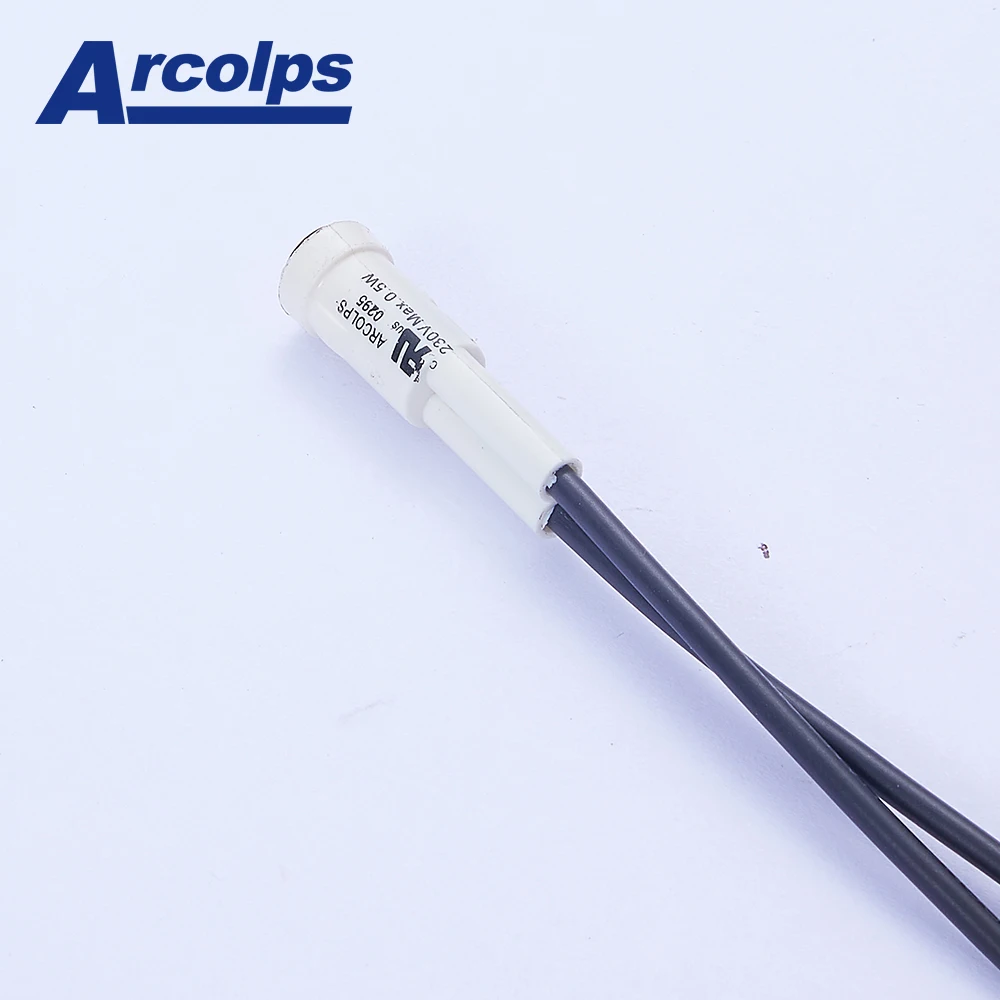 Arcolps 0295  8mm LED neon indicator lights lamp lights signal lights 6V/12V/24V/110V/230V/460V