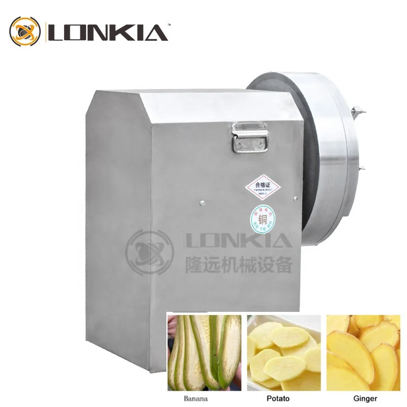 Under Offer LONKIA Root Vegetable Slicer Shredder Potato Ginger Carrot Coconut Shredding Machine 50-300kg/h