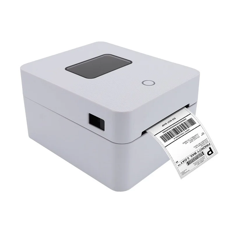 High Speed Print 4 Inch Inkless Desktop Thermal Label Printer With Auto Cut Paper