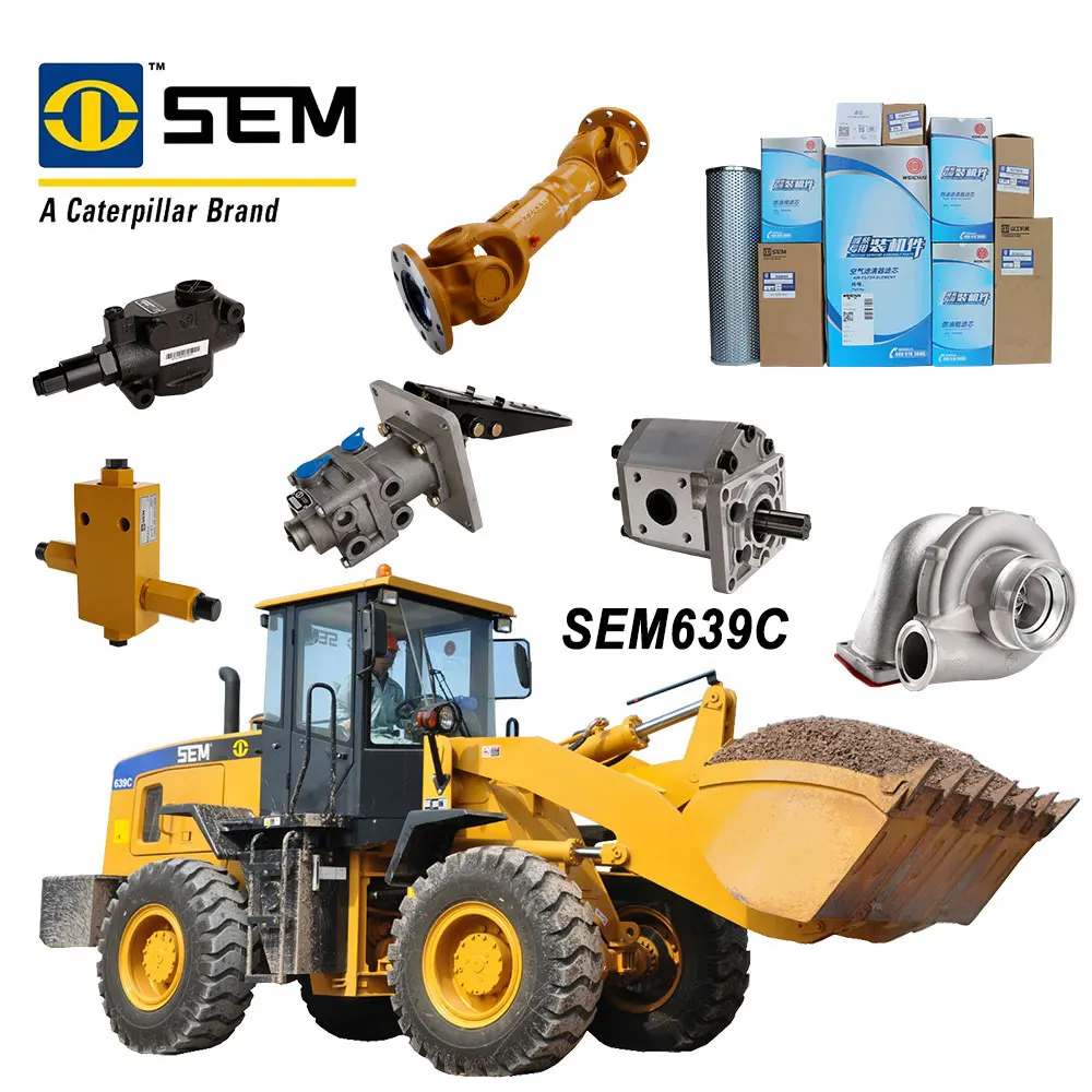 SEM639C все колеса погрузчик оригинальные запасные части двигателя электрическая гидравлическая система запчасти
