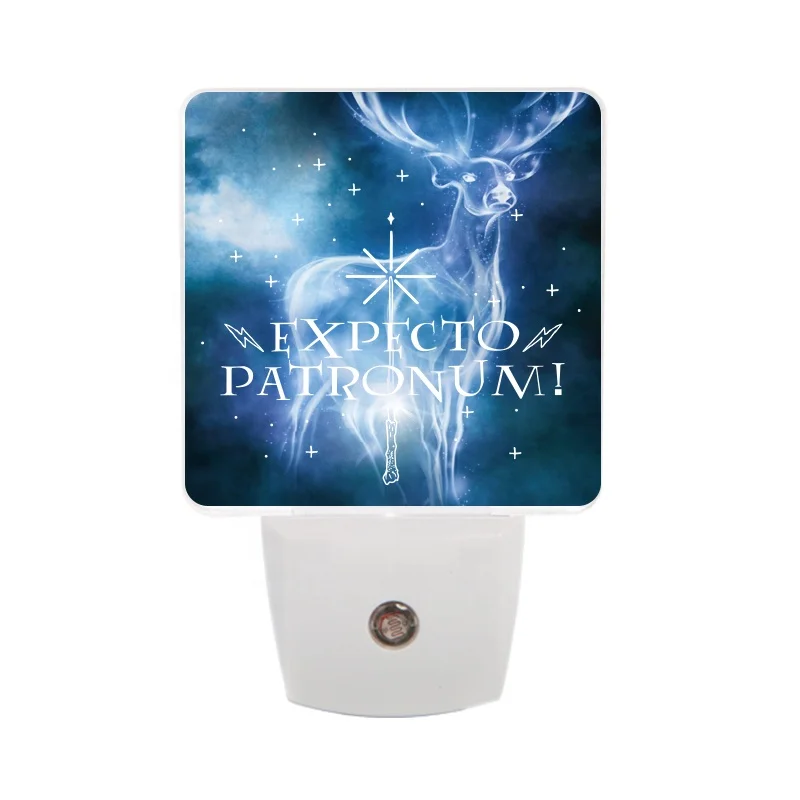 OEM 3d led night light lamp base with square acrylic plug in wall indoor kitchen sensor night light
