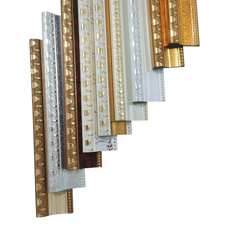 Custom Colors Line Cornice interior ps mouldings decorative cornice for ceiling design skirting board polystyrene