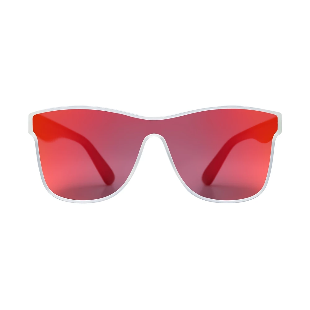 Fashion Clear  frame color blenders matte rubber  finish polarized lens Tr 90 sports sunglasses