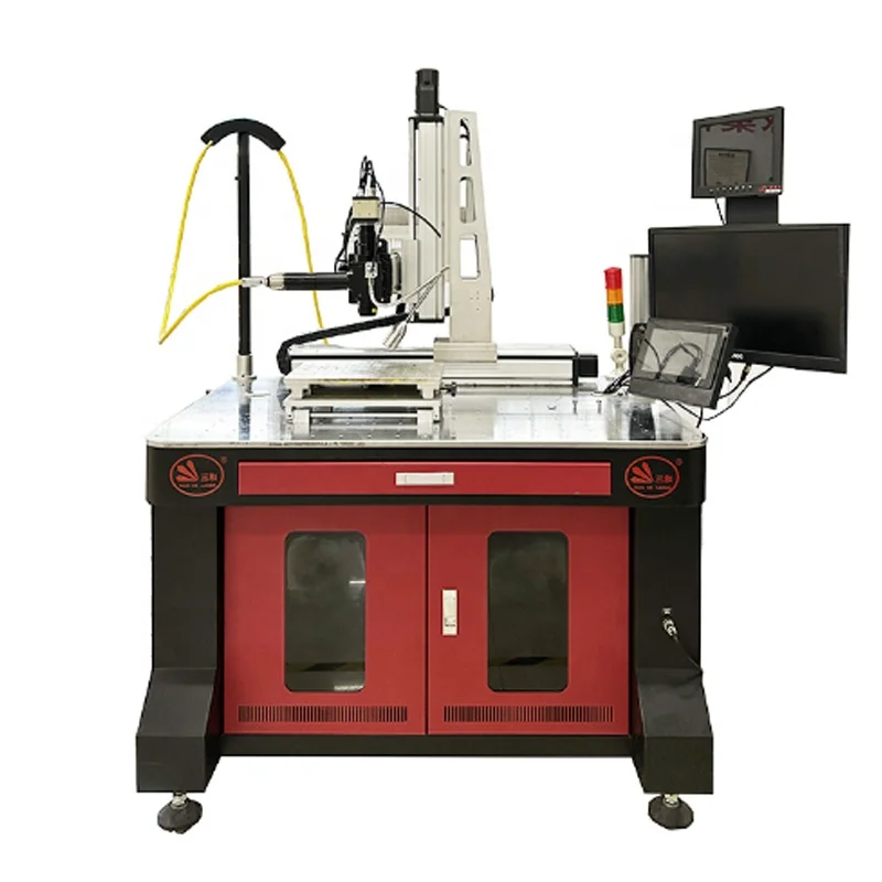 QCW Galvo Scan Fiber Laser Welding Machine for Mobile Phone Handset Speaker Sensor diaphragm spot welder