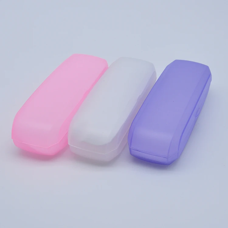 hard shell bamboo eyeglass gradient plastic  eva glasses case with logo