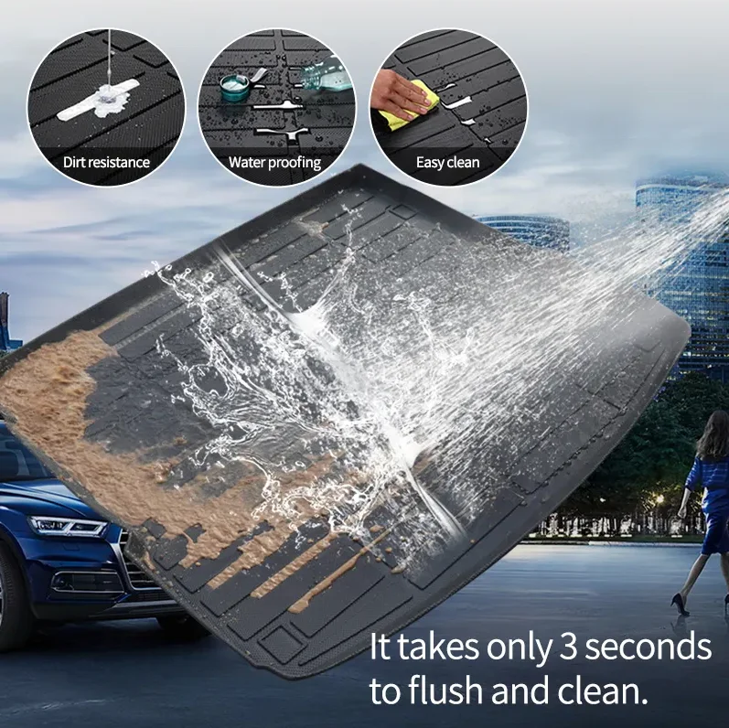 High Quality Auto Interior Accessories Car Trunk Mat for hyundai tucson 2023 Tpe Car Mats Car Waterproof Rear Trunk Mat