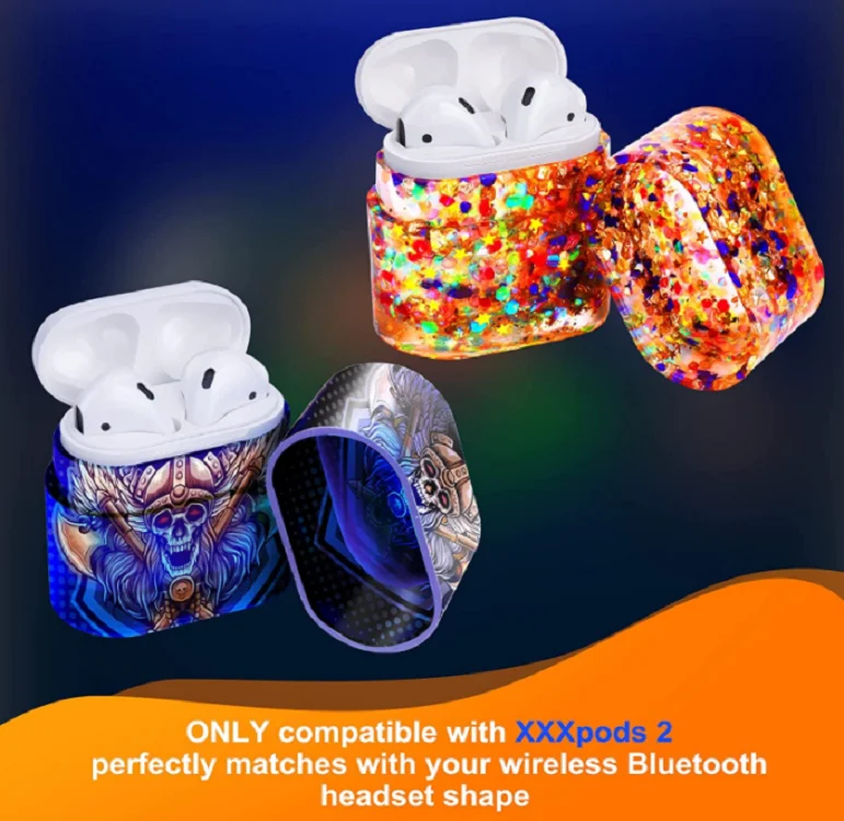 Crystal Epoxy Resin Casting Molds for DIY Protective Earphone Case Cover silicone resin mold suitable for aairpots