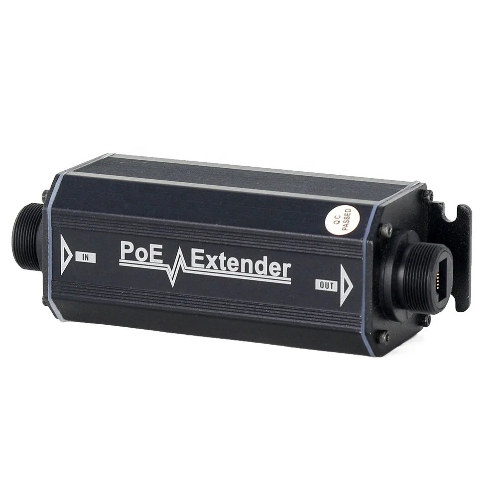 Водонепроницаемый гигабитный удлинитель POE точка-точка до 200 метров алюминиевый корпус PoE ретранслятор