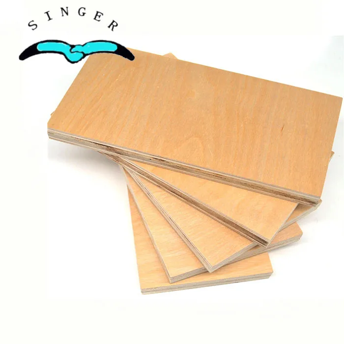 
18mm uv painting russian baltic birch veneer face poplar core laminated plywood sheet furniture grade for cabinet / laser 