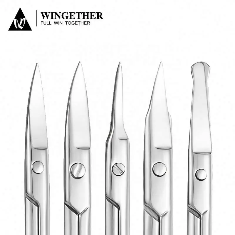 Wingether Amazon Hot Sell Wholesale Scissors Sharp Stainless Steel Cuticle Scissors Classical Cuticle Scissors