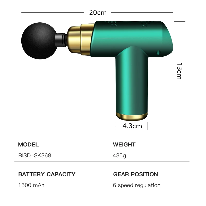 Factory Price Professional Rechargeable Deep Tissue Percussion Portable Pocket Mini Vibration Muscle Massage Gun
