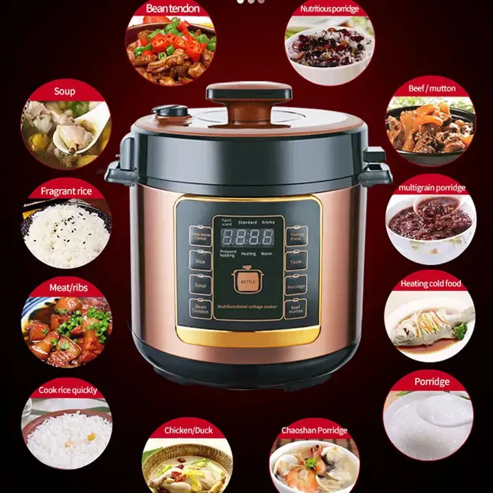 Factory Direct Sales Smart micro-computer stainless steel smart multifunction 6l 8l 10l 12l electric pressure cooker