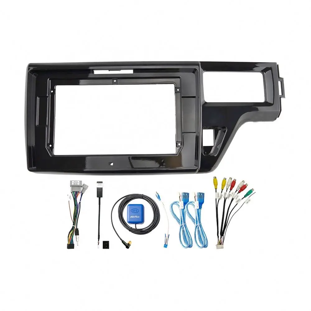 Car Radio Facial Frame for Honda Stepwgn 2015-2021 RHD with Wiring Cable Harness Connector(e8129ea5)