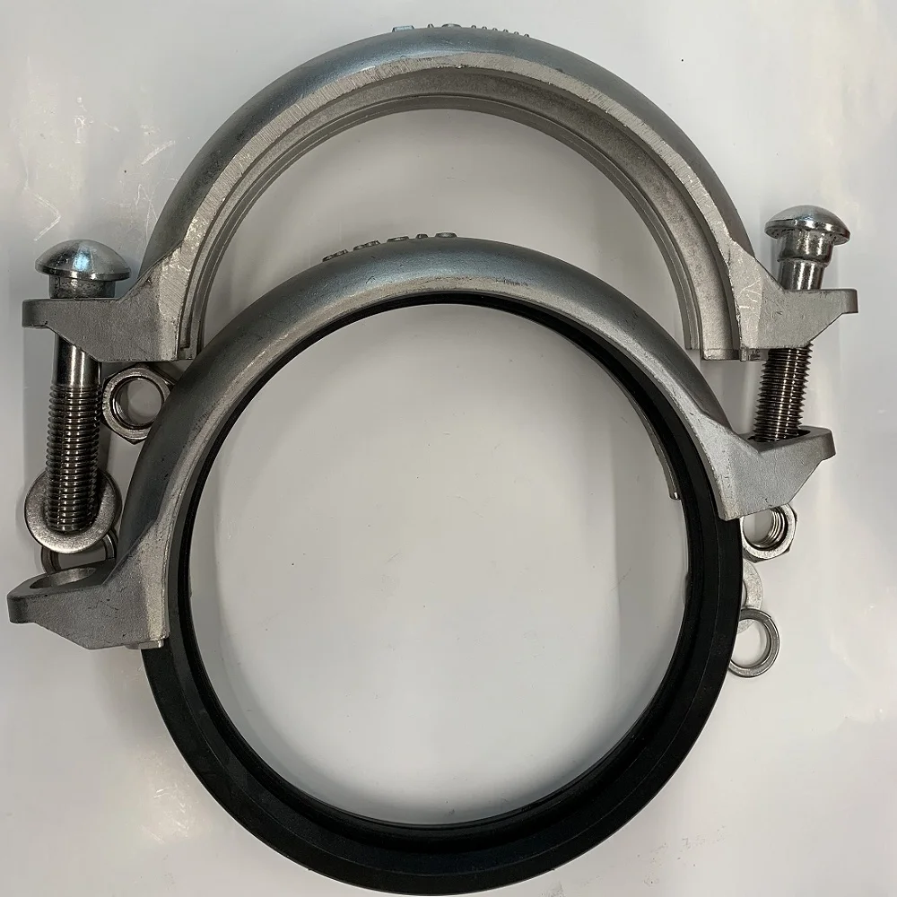 Dn150 Stainless Steel Grooved Coupling with 304 Bolts and Nuts