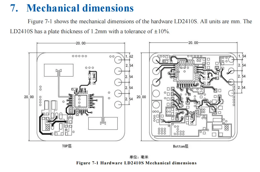 RUIST 24GHz RUIST HLK-LD2410S 24G low-power radar sensor module HLK-LD2410S Human Presence Sensor switch intelligent sensor