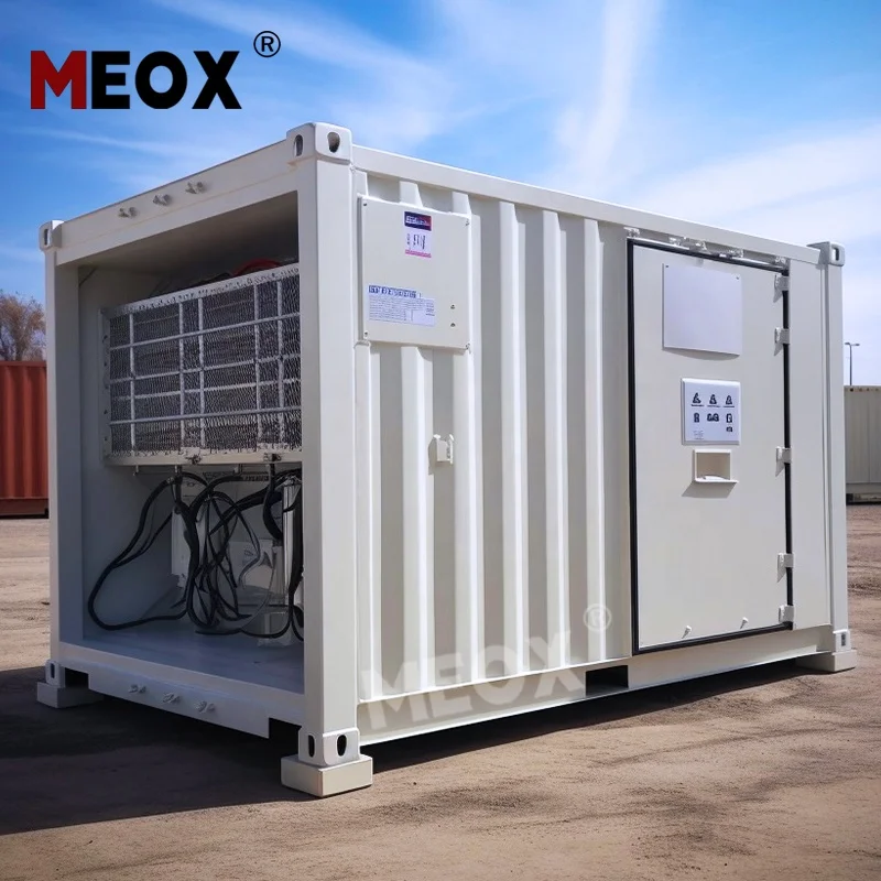 MEOX European quality 20 40 foot freezer units containerized energy storage 12m powered off-grid shipping solar panel container