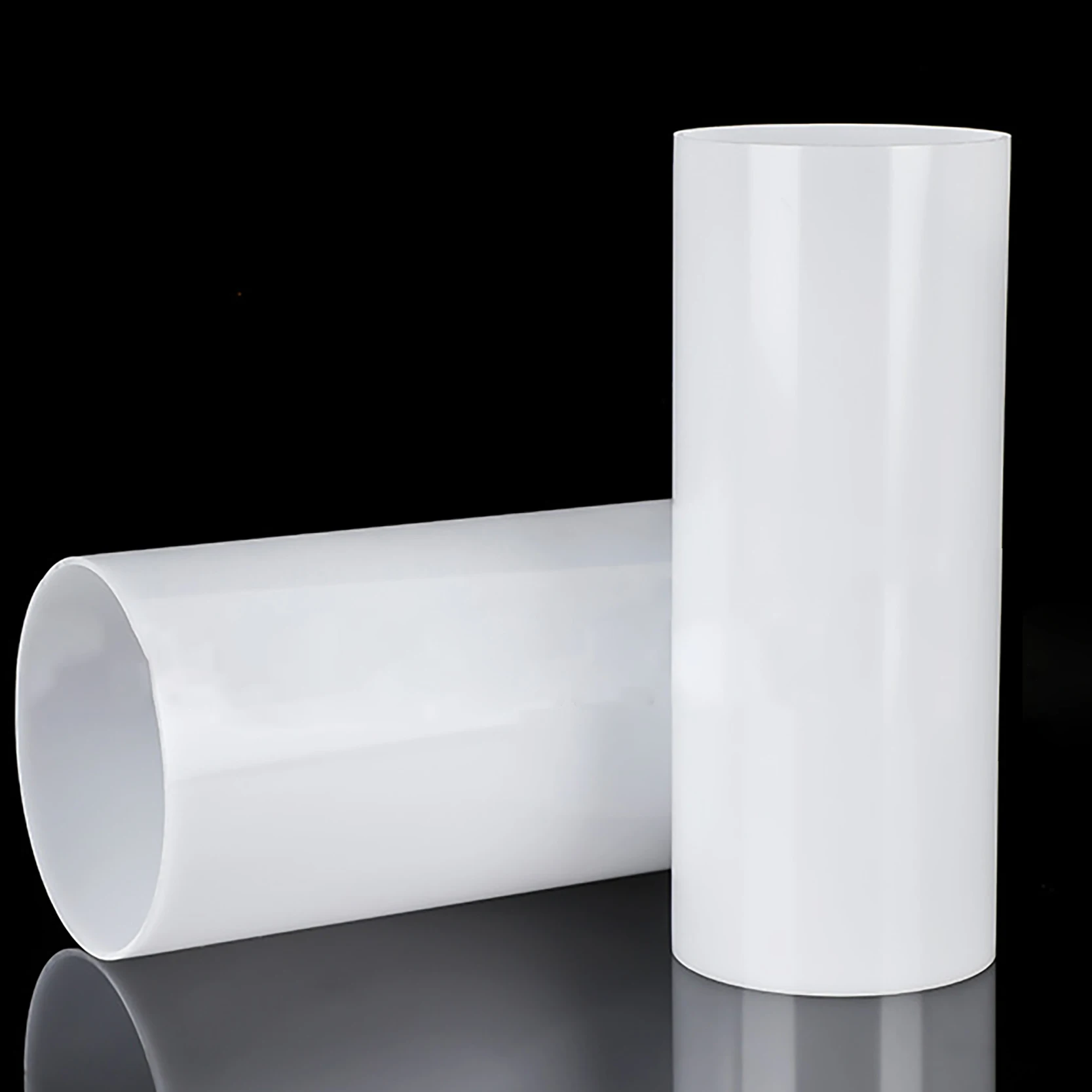 China custom pc plastic polycarbonate lamp high transparent factory wholesale plastic round tube plastic lighting