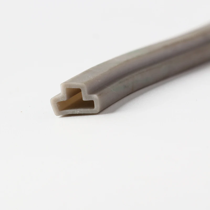 custom high temperture D shape silicone rubber gasket oven door  seals strip