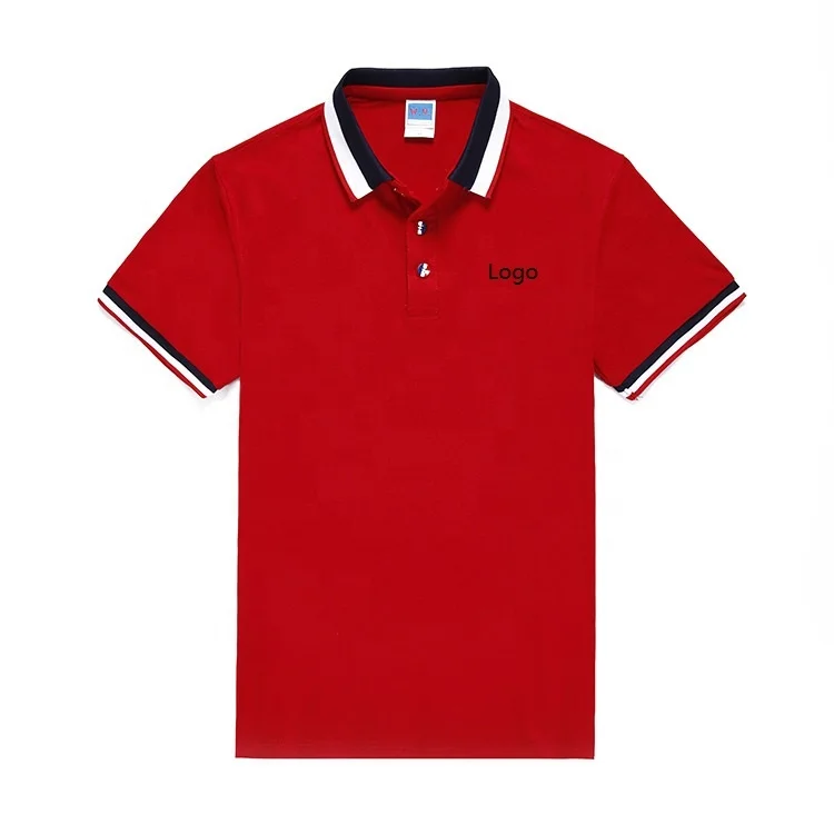 Custom embroidery or print logo short sleeve blank golf polo t shirts for men and women leisure kurzarm fit polyester polo shirt