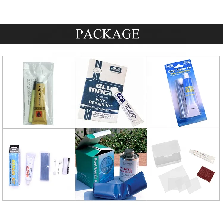 
Heavy duty vinyl plastic patch repair kit, inflatable repair patch kit tape supplies 
