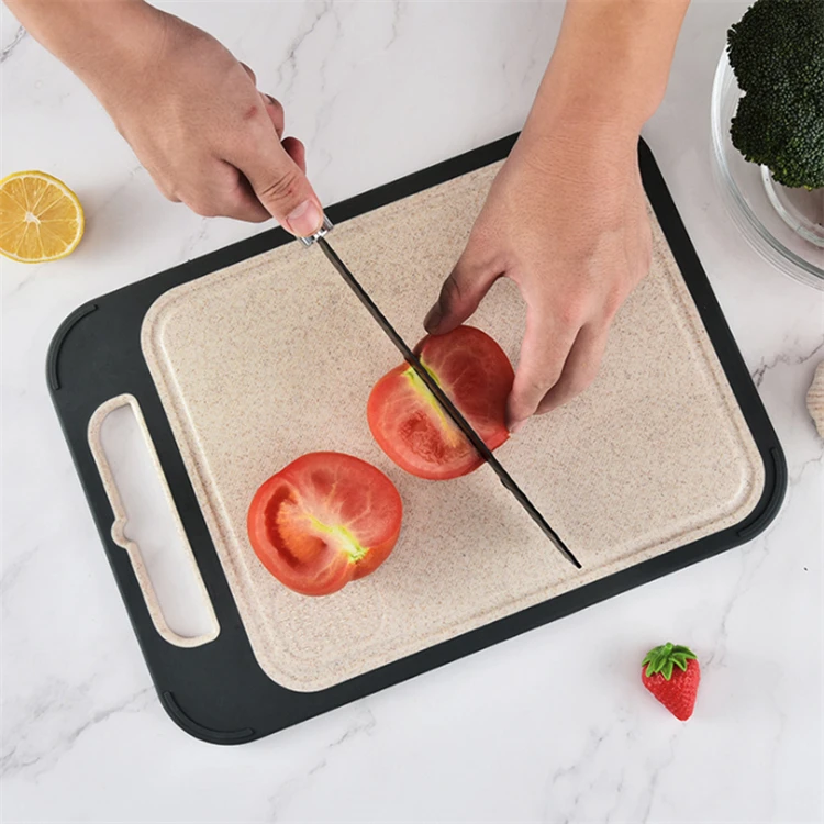 Best Selling Cutting Board Chopping Set Chopping Boards With Non Slip Feet And Juice Grooves Plastic Kitchen Board