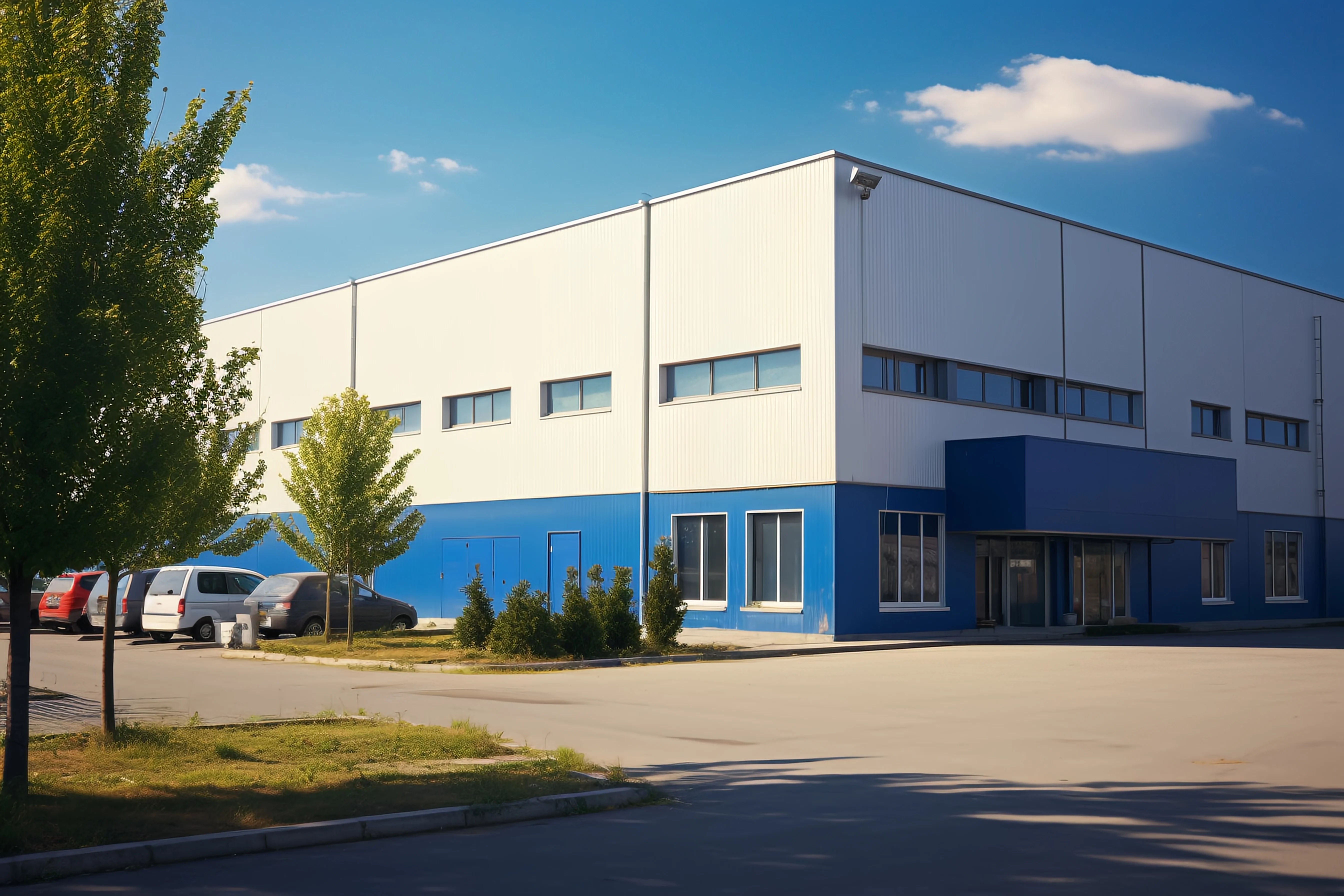 Large Span Prefabricated Industry Steel Structure Warehouse Logistics from Qingdao China