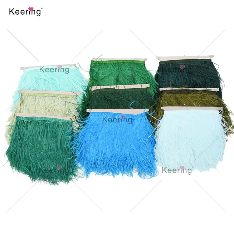 High End Wholesales Factory Price Dress Royal Blue Decorative Wholesale Ostrich Feather Trim