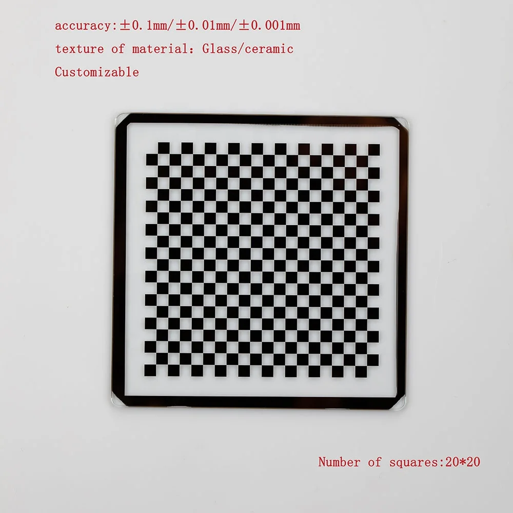 Hot Sale Offer Customized Industrial Image Inspection chrome slide glass calibration