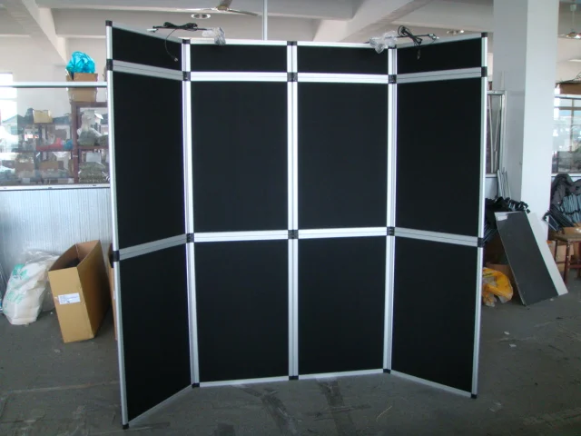 
Fabric Friendly Aluminum Framed Folding Panel Kit Portable Trade Show Display Board 