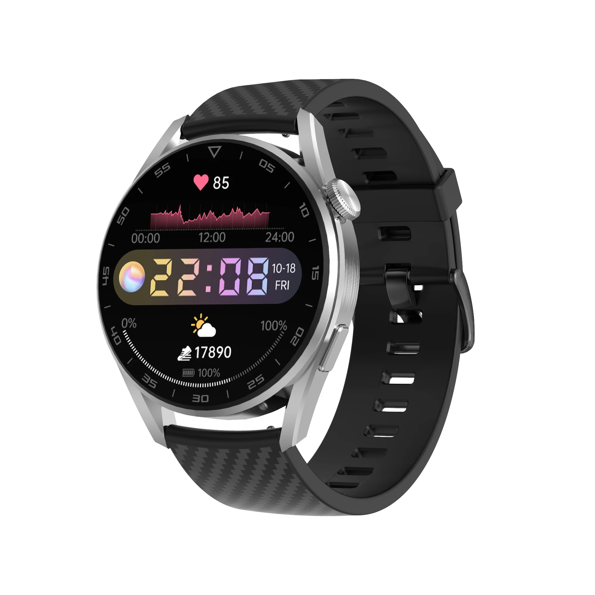 DT3 Pro Smartwatch with BT Calling Wireless Charger Rotation Button Smart Watch IP67 Waterproof Sports Bracelet for Women Men