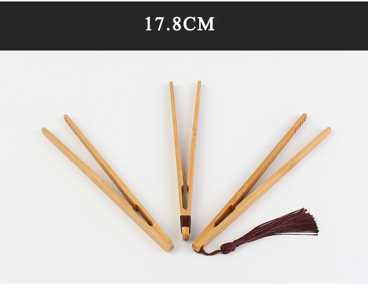 Wholesale Tea Art Wooden Tweezers food safe food tweezers
