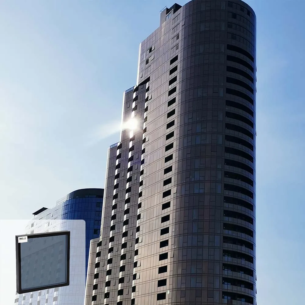 Manufactures Gray Deep Dark Glass For Windows And Doors Tempered Wall Panels Toughen 12mm