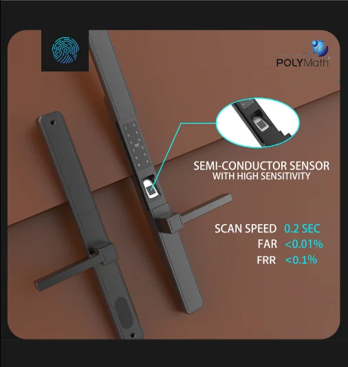 Keyless change smart door lock wifi biometrics fingerprint door lock for Europe with TT lock Tuya App
