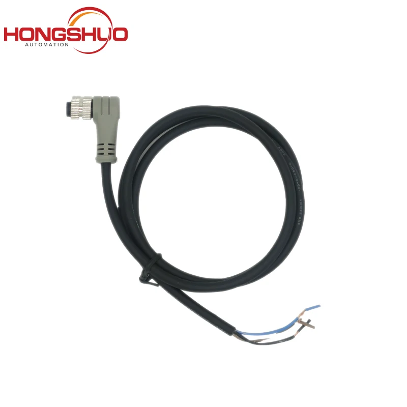 M12 Angle female 4pin plug used for sensor/ switch