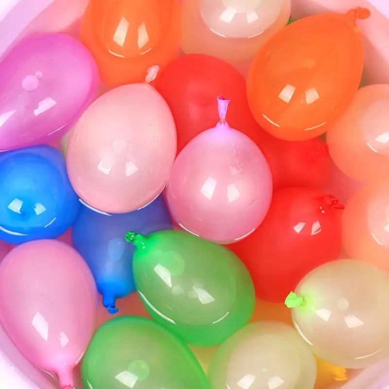 Water Bomb Balloons 111pcs Water Ball Bomb Boobs globos de agua 3 Bunch Quick Fill Self Sealing Toy For Fighting Water Game