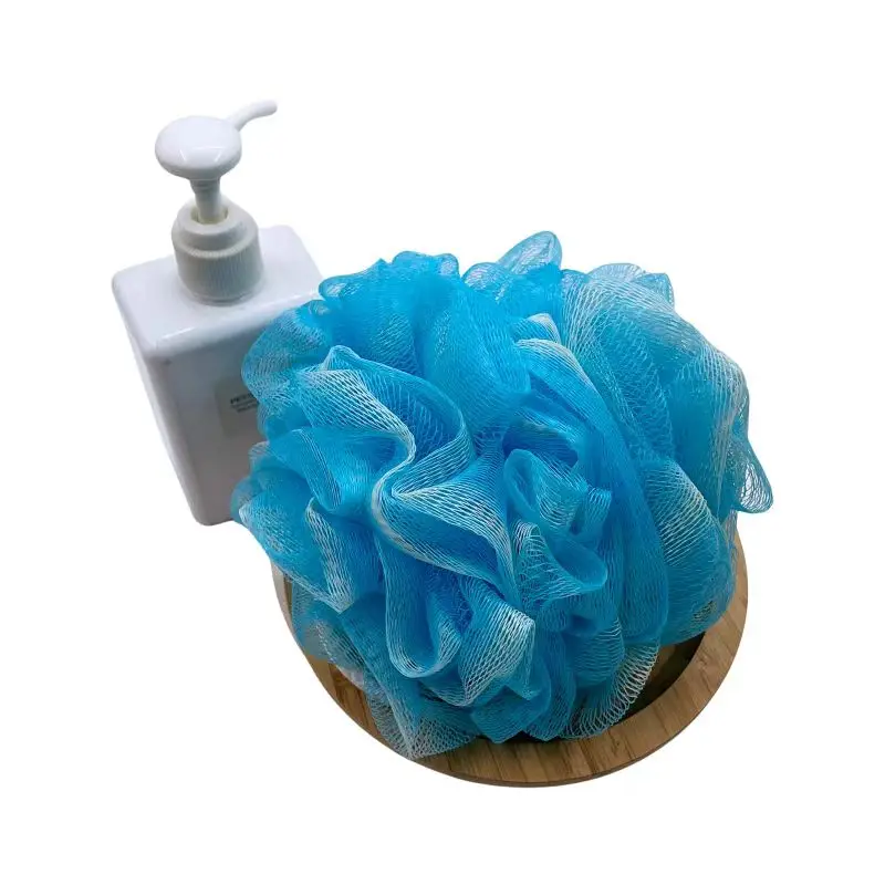 50g Bath Mesh Pouf Shower Ball Body Scrubber Exfoliating African Bath Net Sponge Bag for Men and Women Baby