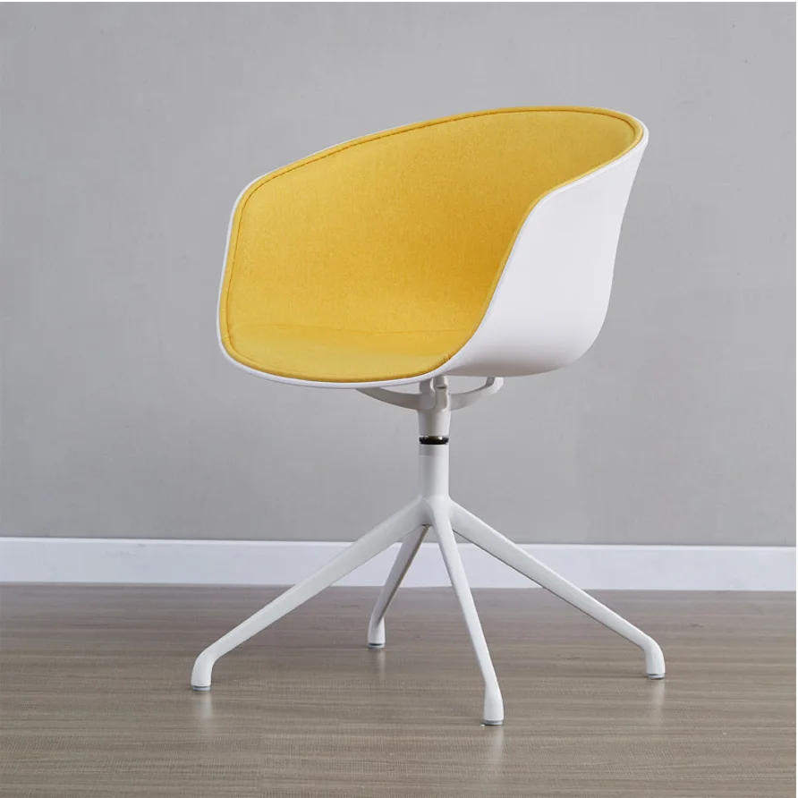 Factory Direct Sales Tall Metal Legs PP Moulded Back Swivel Home Office Revolving Adjustable Meeting Chair