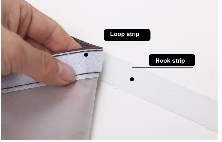 
Thermal insulated magnetic door curtain for air conditioner room, EVA Screen door 