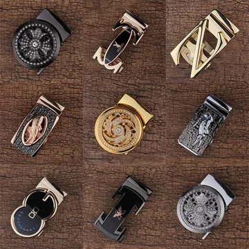 Factory Wholesale Zinc Alloy Automatic Belt Buckle Head High-end Business Casual 4.0 Trouser Belt Buckle Head