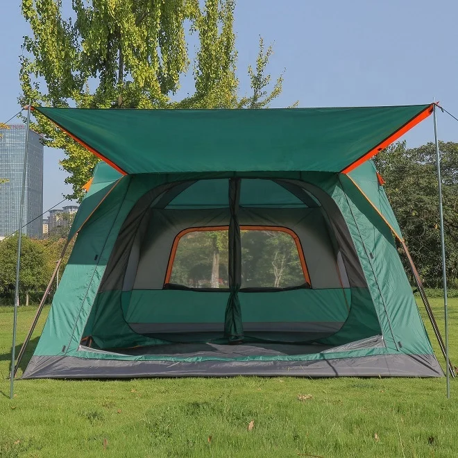 
Best Luxury Huge 6 8 Person Car Roof Screen Waterproof Family House Large Cube Folding Camping Tent For Outdoor 